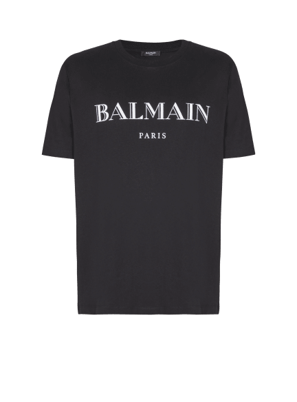 T-shirt with Balmain print