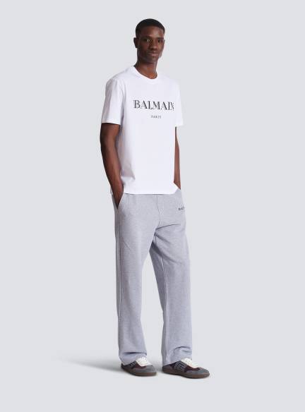 T-shirt with Balmain print