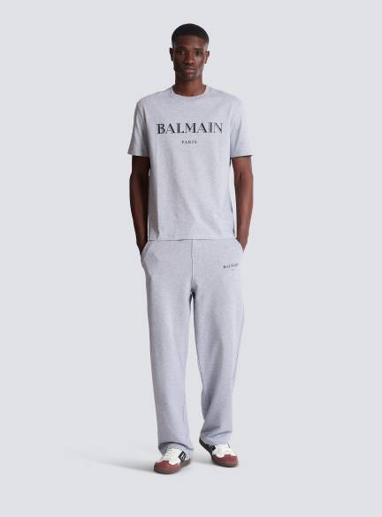 T-shirt with Balmain print
