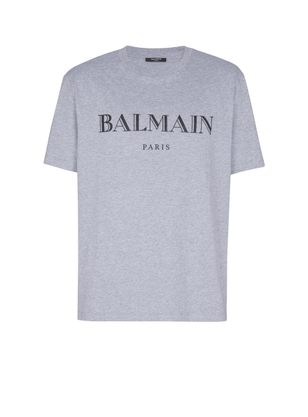 T-shirt with Balmain print