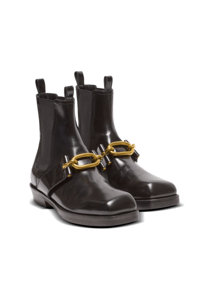 Sync Chelsea boots in glazed leather