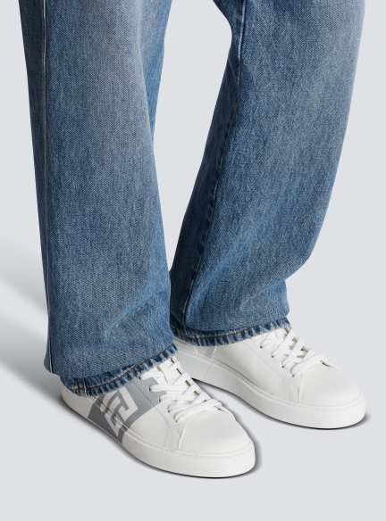 B-Court trainers in calfskin
