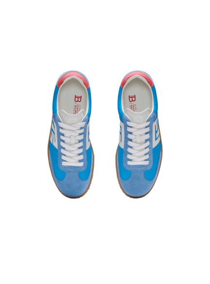 Balmain Swan trainers in leather, suede and nylon