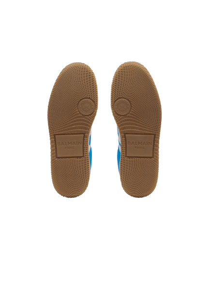 Balmain Swan trainers in leather, suede and nylon