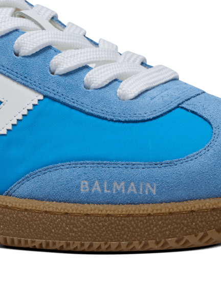 Balmain Swan trainers in leather, suede and nylon