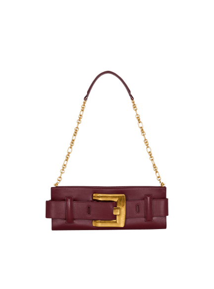 Anthem calfskin leather clutch