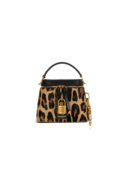 Pulse Vanity leopard print leather bag