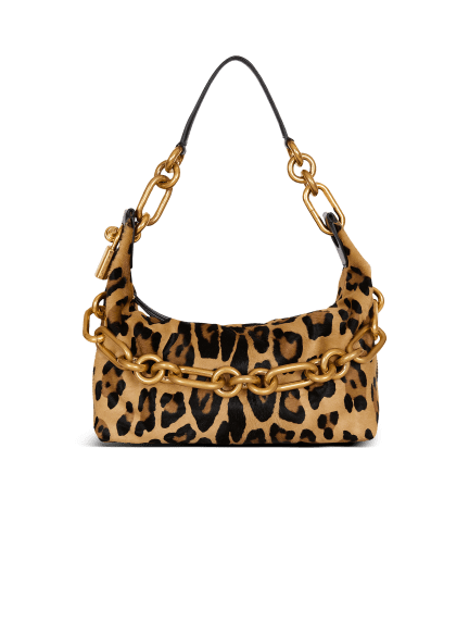 Sync Medium leopard print leather bag