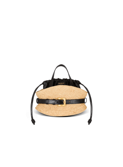 Shuffle Mini bag in raffia 