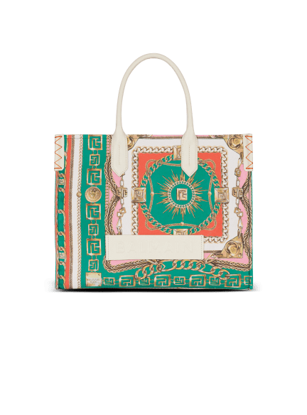 B-Army Medium tote bag in printed canvas 
