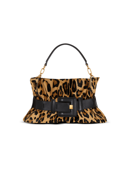 Anthem Medium ponyskin-style leopard print bag