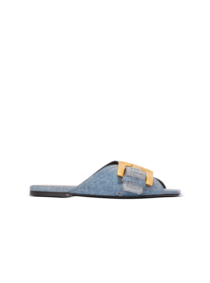 Anthem flat denim sandals