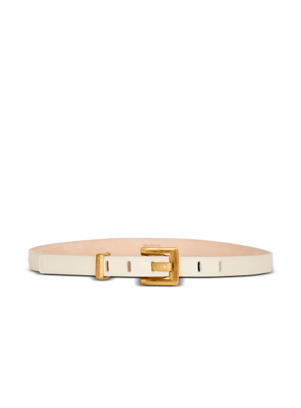 Anthem narrow leather belt 