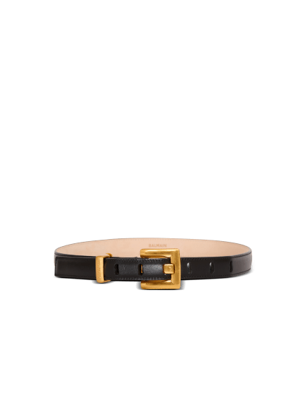 Anthem narrow leather belt 