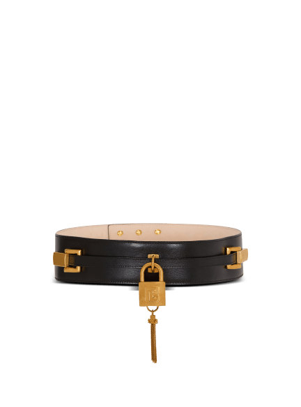 Sync leather belt