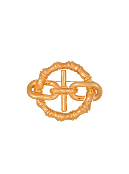 Bamboo Sync brooch