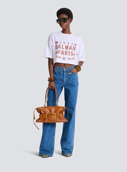 Women's Designer Cropped T-Shirt | BALMAIN
