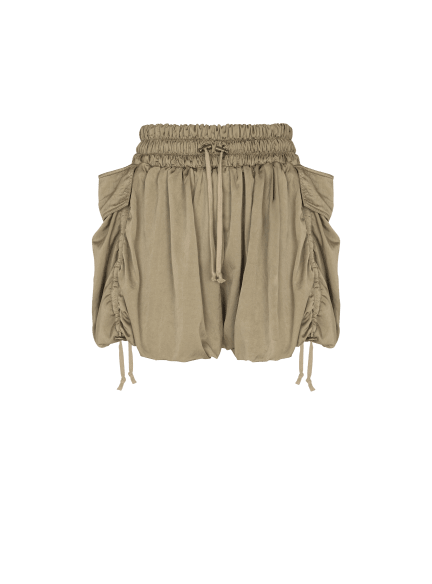 Cotton twill shorts