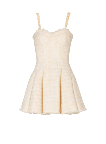 Tweed shell dress