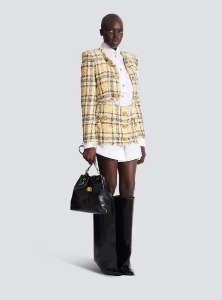 ジャケット・アウター balmain paris tailored short jacket mode balmain paris tailored short jacket mode