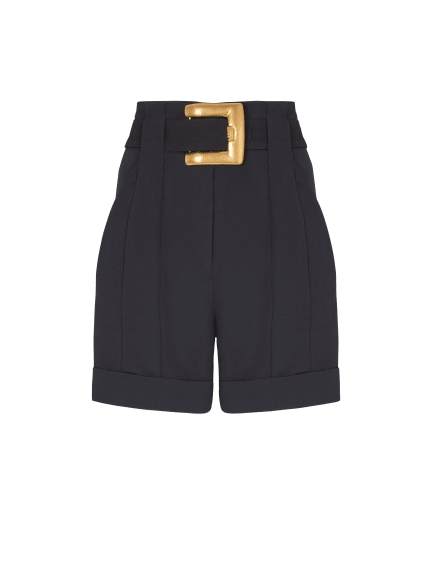 Grain de poudre shorts with belt