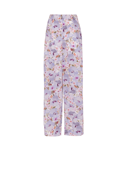 Printed Poppy Flower trousers