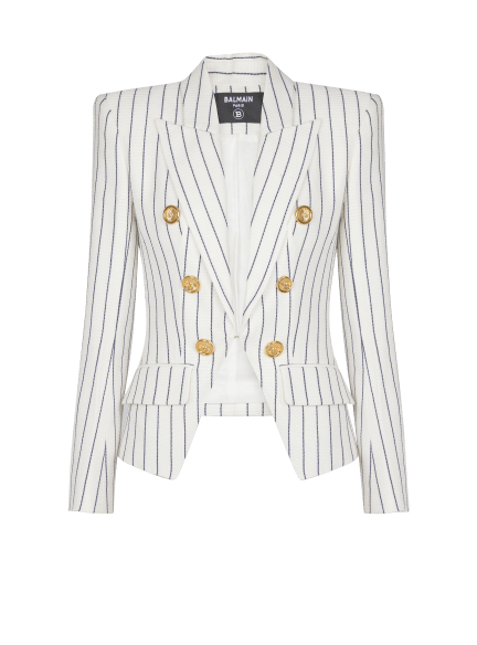 6-button pinstripe jacket