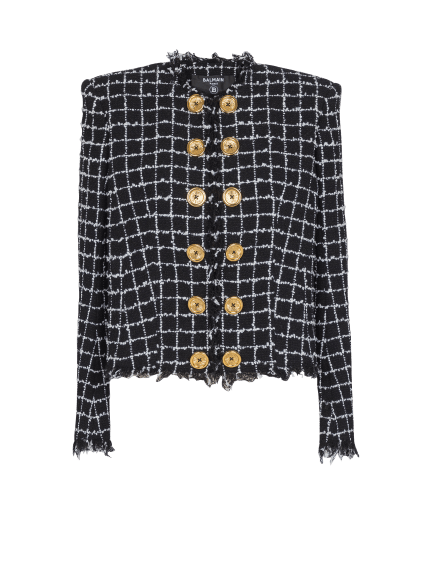 Cropped tweed jacket 