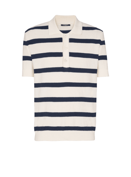 Cotton Balmain Marini&egrave;re polo 