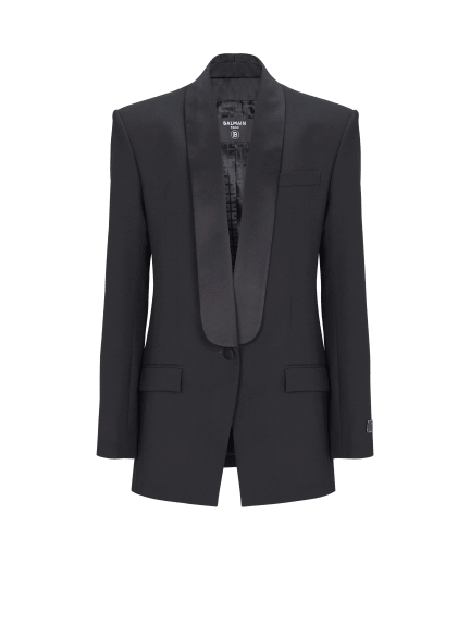 Wool tuxedo jacket