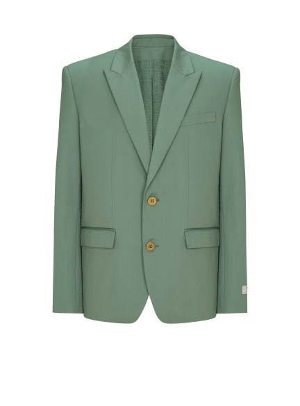 Jacke mit zwei Kn&ouml;pfen aus Baumwolltwill