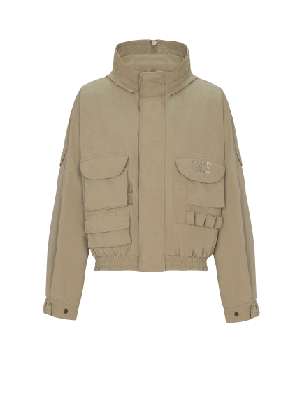 Balmain Stamp cargo jacket in vintage cotton