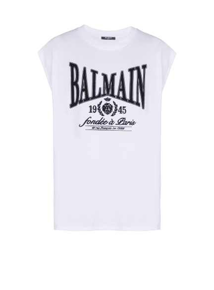 Relaxed printed tank top