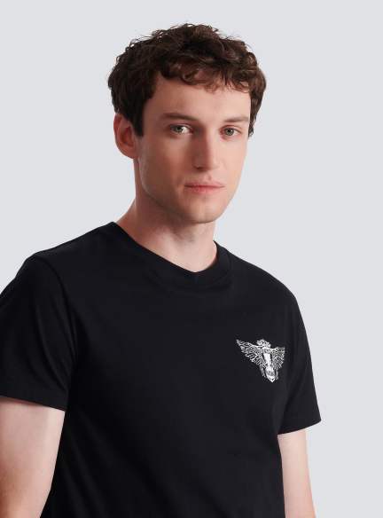 T-shirt with Balmain Wings print
