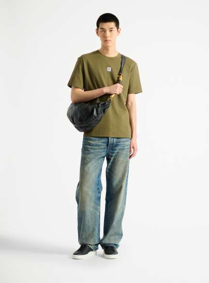 BALMAIN 半袖Tシャツ　カーキ ラグジュアリーメンズTシャツ | BALMAIN