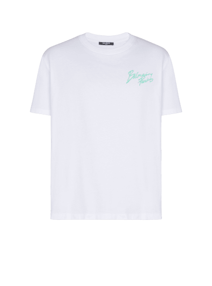 T-shirt with Balmain Paris Brush print