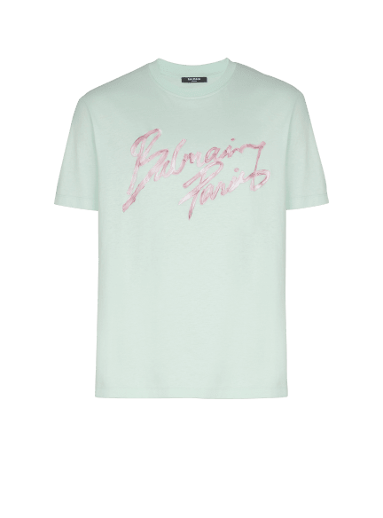 Printed cotton T-shirt