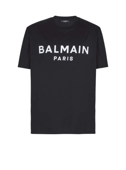 T-shirt with Balmain Paris print