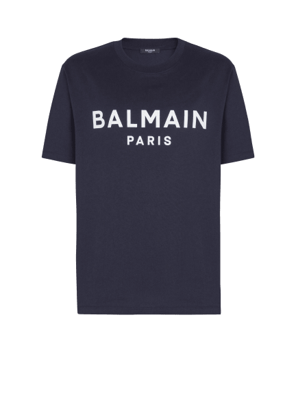 T-shirt with Balmain Paris print