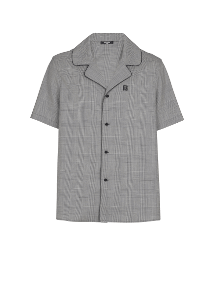 Short-sleeved Prince of Wales shirt