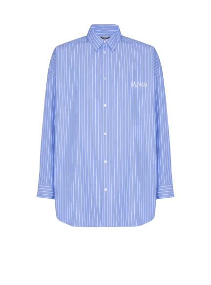 Relaxed shirt with stripes