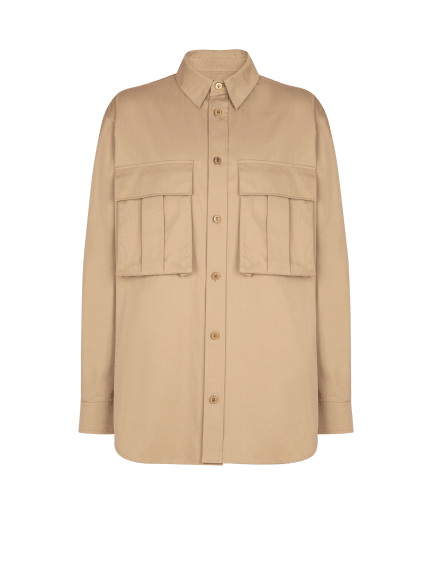 Cotton safari shirt