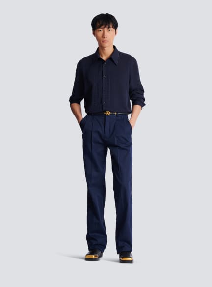 Monogram jacquard shirt