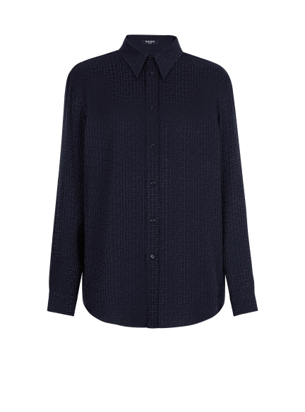 Monogram jacquard shirt