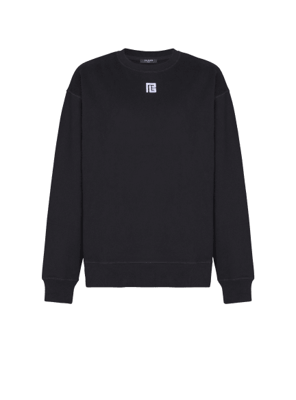 Cotton sweatshirt with PB embroidery