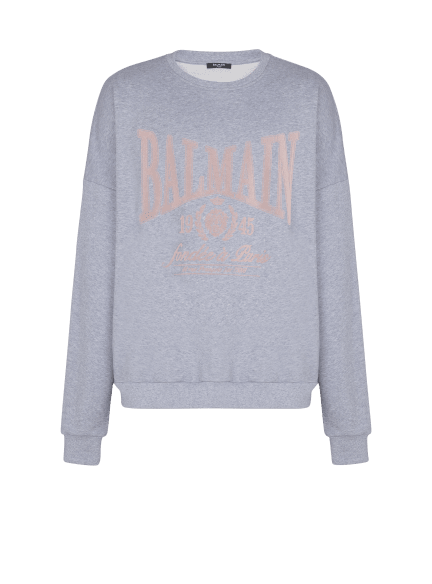 Printed cotton sweatshirt