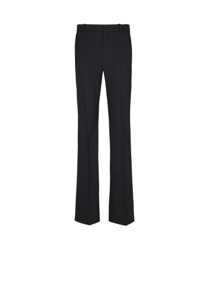 Darted grain de poudre trousers