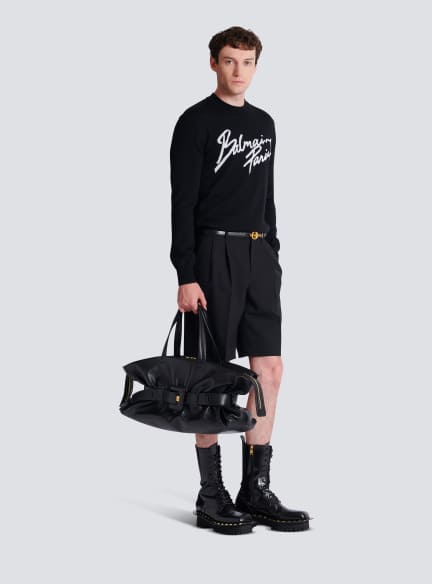 Large calfskin Anthem Zip bag