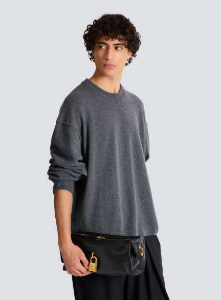 Pulse shoulder bag in calfskin leather