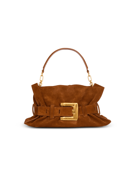 Anthem Medium suede leather bag